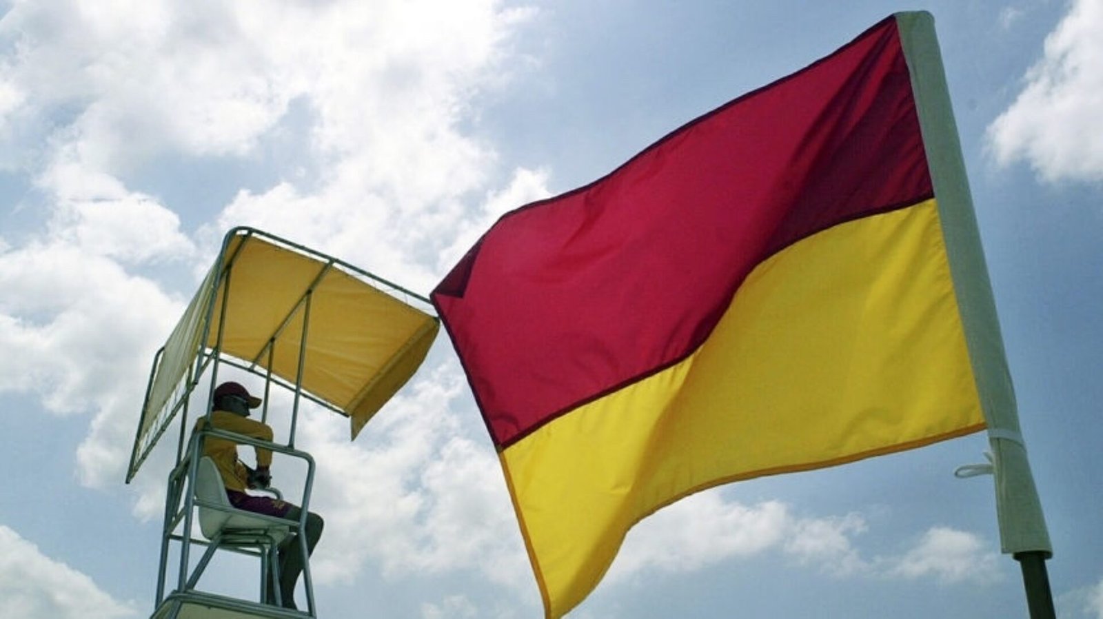 Surf patrol and flag